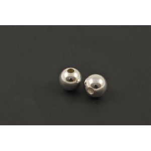 8MM BEAD ROUND STERLING SILVER .925 